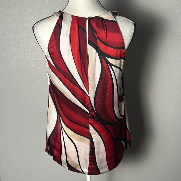 WHBM Sleeveless Stretch Silk Blouse sz 2 - Picture 3 of 4